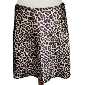 Animal Print Mini Skirt Size Large